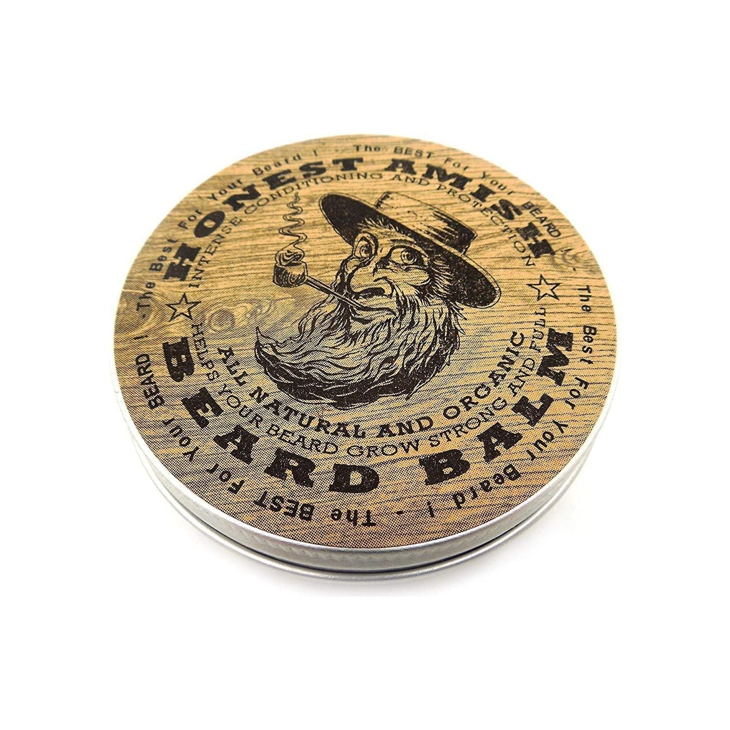 Honest Amish Beard Balm Twist Tin Large 4 Oz Beard Balm Pasteur Pharmacy