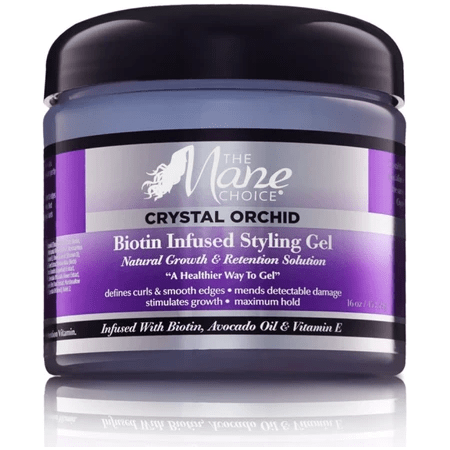 The Mane Choice Crystal Orchid Biotin Infused Styling Gel 16oz Hair Styling Gel Pasteur Pharmacy
