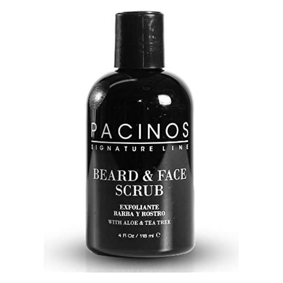 Pacinos Shave System Aloe & Tea Tree Beard & Face Scrub 4 Oz Beard & Face Scrub Pasteur Pharmacy