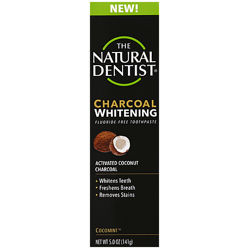 The Natural Dentist Charcoal Whitening Cocomint Toothpaste - 5oz Toothpaste Pasteur Pharmacy