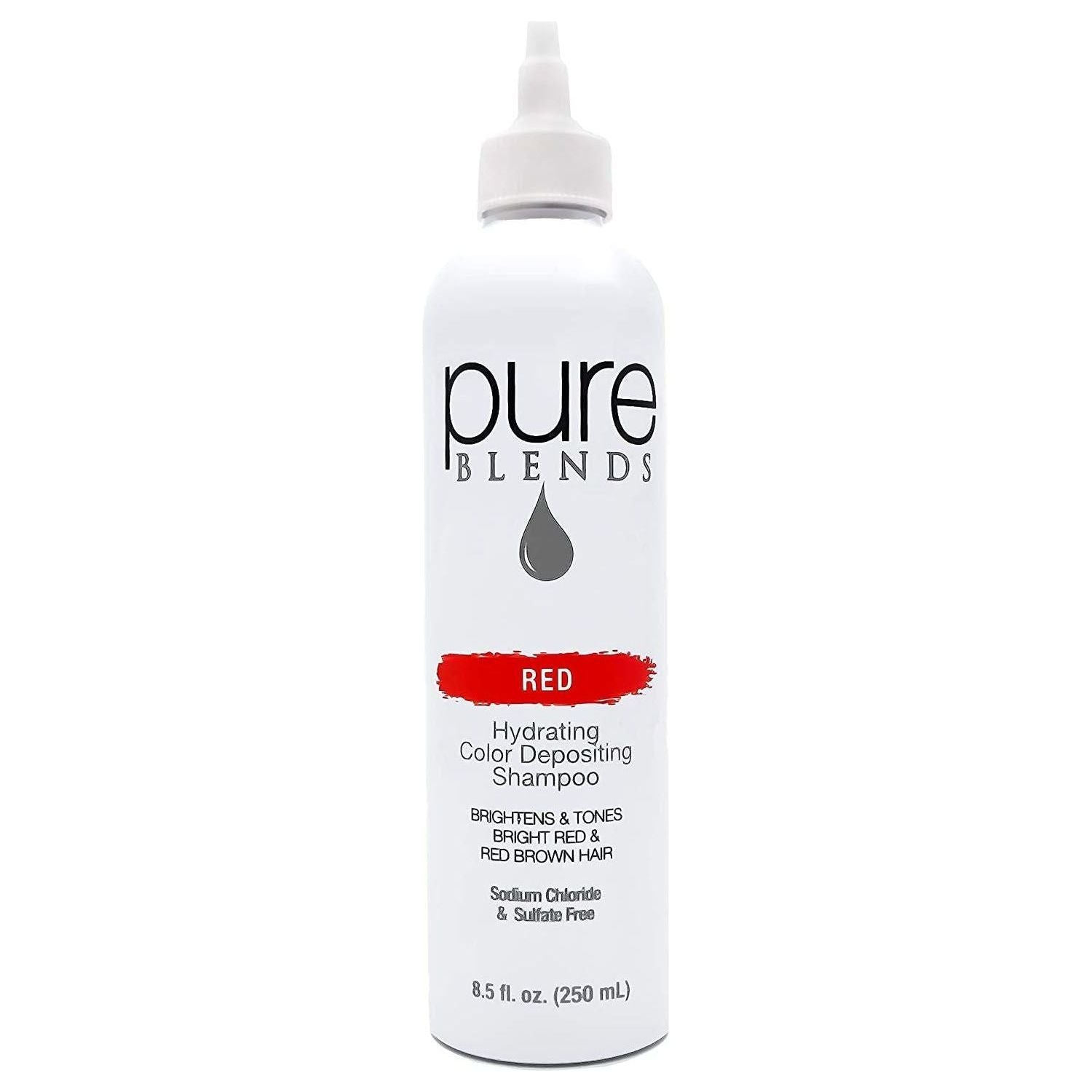 Pure Blends Hydrating Color Depositing Shampoo - Red 8.5 oz Shampoo Pasteur Pharmacy