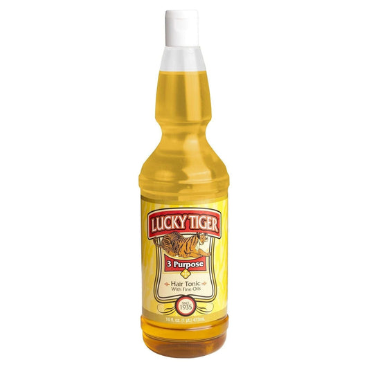 Lucky Tiger Scent 3 Purpose Hair Tonic With Fine Oils 16oz. Hair Tonic Pasteur Pharmacy