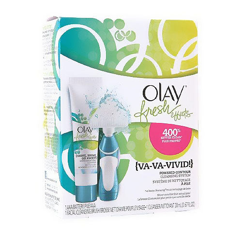 Olay Fresh Effects Va-Va-Vivid! Powered Contour Cleansing System 3 Pc Kit Health & Beauty Pasteur Pharmacy