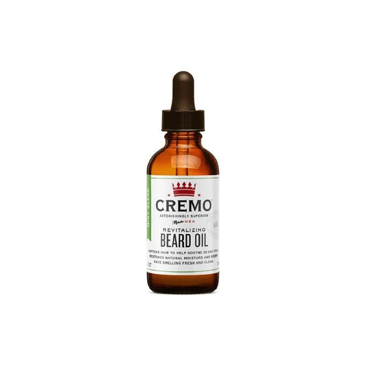 Cremo Tea Tree Mint Revitalizing Beard Oil Moisturizing & amp - Softening - 1 Oz