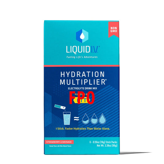 Liquid I.V. Electrolyte Drink Mix, Strawberry Lemonade Beverages Pasteur Pharmacy