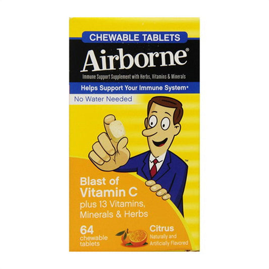 Airborne Vitamin C Immune Support Supplement, Chewable Tablets, Citrus Vitamins & Supplements Pasteur Pharmacy