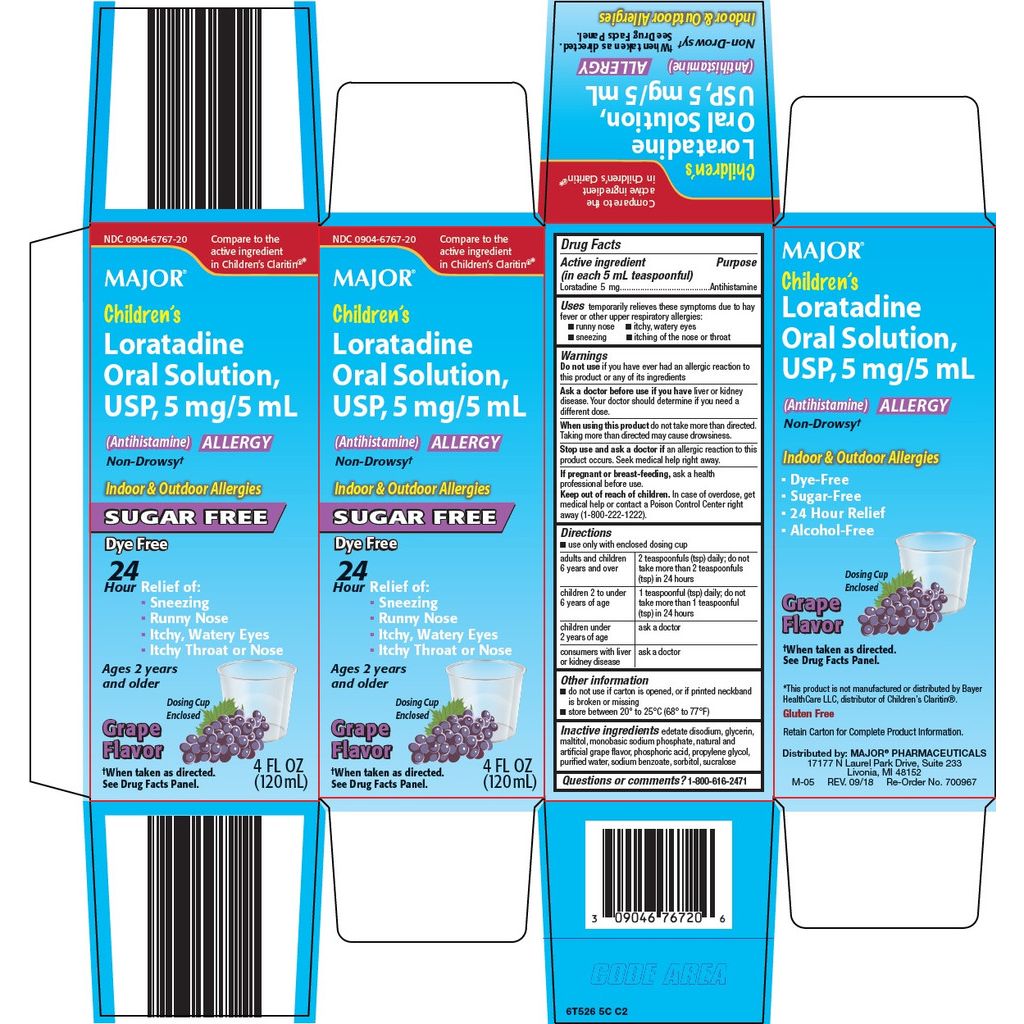 Major® Children's Loratadine Oral Solution – 5 mg/5 mL (120 mL) Medicine & Drugs Pasteur Pharmacy