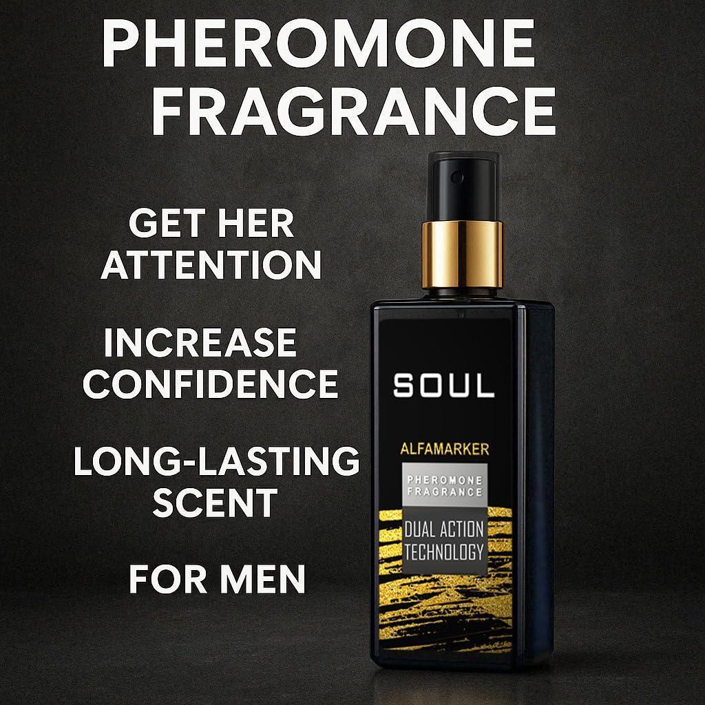 Cologne for Men with Pheromones 4fl oz Perfume for Men Extra Strength Formula Original Pheromones Infused Spray Citrus Woody Spicy Long Lasting Scent Premium Fragrance