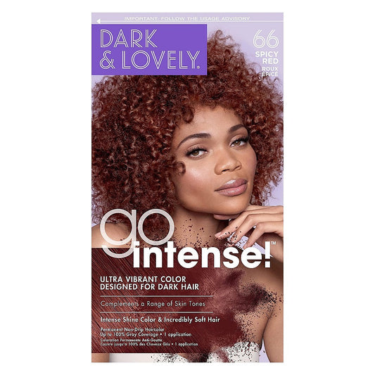Dark and Lovely Go Intense Permanent Hair Color Spicy Red 66 Hair Color Pasteur Pharmacy Default Title