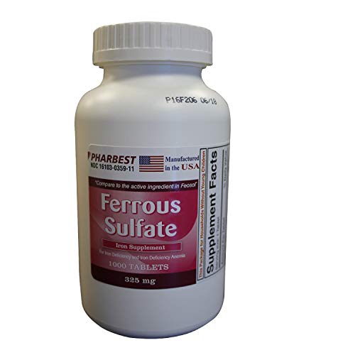 Pharbest Ferrous Sulfate Iron Supplement Tablets Vitamins & Supplements Pasteur Pharmacy