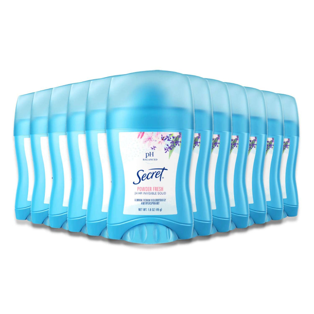 Secret Invisible Solid Antiperspirant Deodorant, Powder Fresh, 1.6 Oz Deodorant Pasteur Pharmacy
