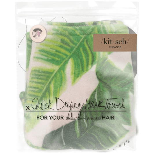 KitSch Quik Drying Hair Towel Palm Hair Towel Pasteur Pharmacy