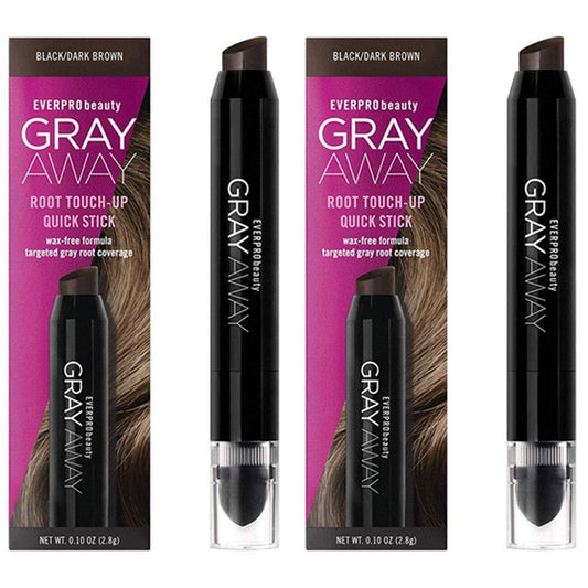 Everpro Gray Away Root Touch-Up Quick Stick – Black/Dark Brown (0.10 oz) Hair Color Pasteur Pharmacy