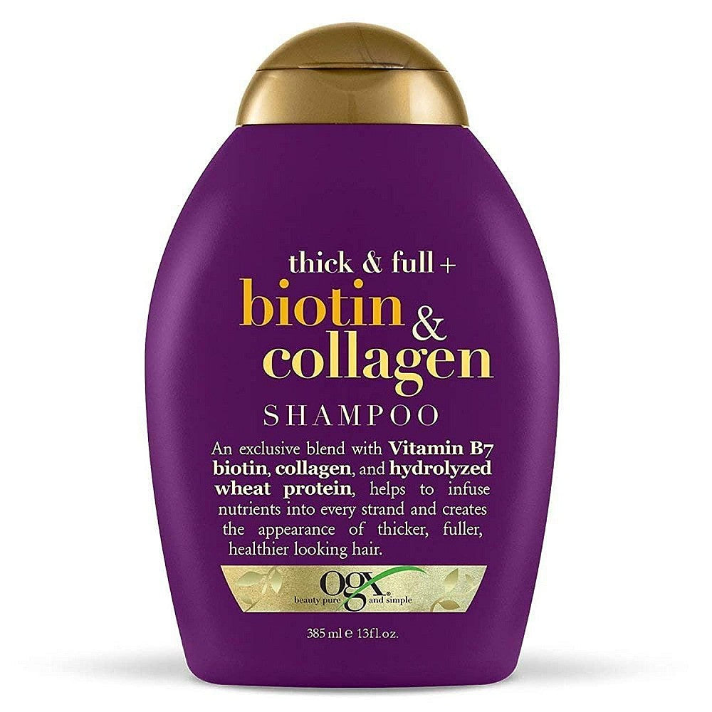 OGX Thick & Full + Biotin & Collagen Shampoo 13 Fl. Oz. Bottle Shampoo Pasteur Pharmacy