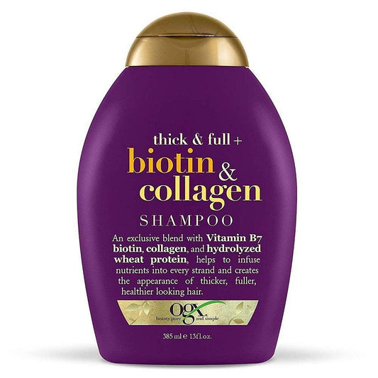 OGX Thick & Full + Biotin & Collagen Shampoo 13 Fl. Oz. Bottle Shampoo Pasteur Pharmacy