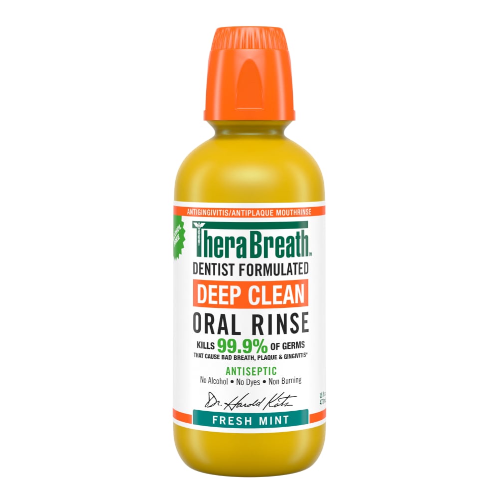 TheraBreath Deep Clean Antiseptic Oral Rinse - 16 Fl Oz Mouthwash Pasteur Pharmacy