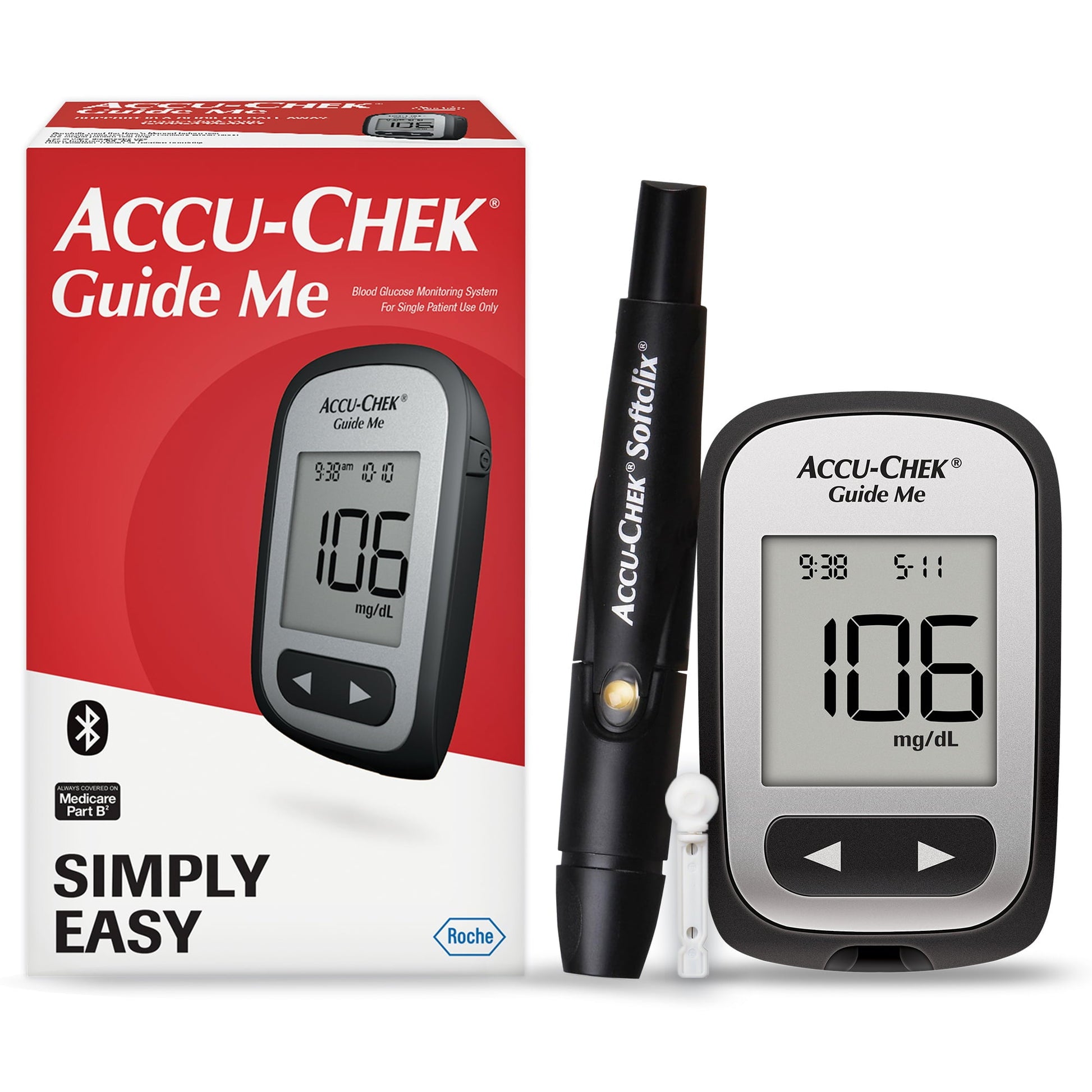 Accu-Chek Guide Me Blood Glucose Monitoring System Blood Glucose Meters Pasteur Pharmacy