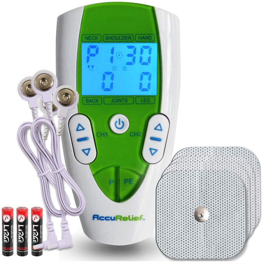 AccuRelief Dual Channel Tens Therapy Electrotherapy Pain System Health Care Pasteur Pharmacy