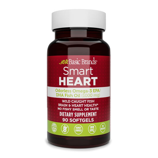 Basic Organics Omega-3 Natural Fish Oil (1000 Mg) - 50 Softgels Health & Beauty Pasteur Pharmacy