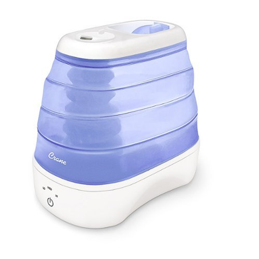 Crane Cool Mist Collapsible Humidifier - Blue And White Humidifiers Pasteur Pharmacy