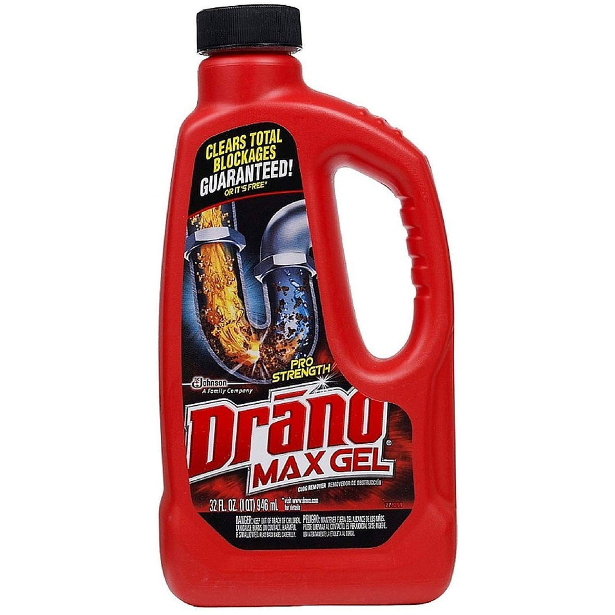 Déboucheur Drano, Max Gel, Formule professionnelle 946 ml