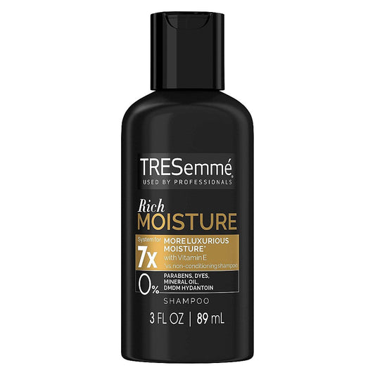 TRESemme Moisture Rich Shampoo, Luxurious Moisture, For Dry Or Damaged Hair 3 oz Shampoo Pasteur Pharmacy