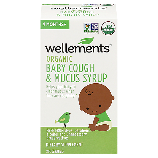 Wellements Organic Baby Cough And Mucus Syrup, 2 Fl Oz Medicine & Drugs Pasteur Pharmacy