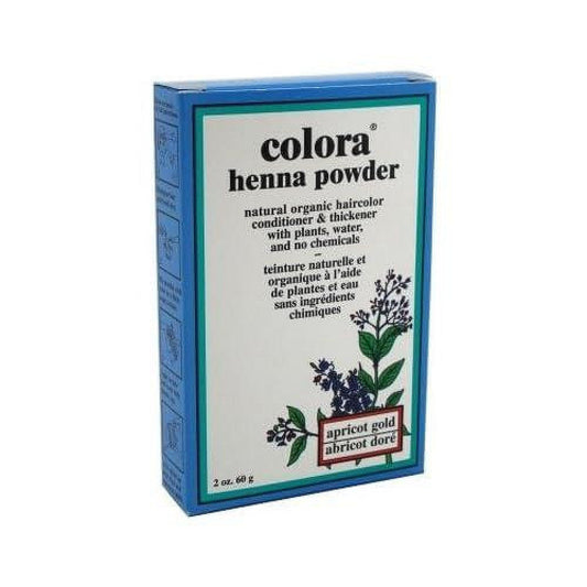 Colora Henna Powder Hair Color, Apricot Gold, 2 Oz Hair Color Pasteur Pharmacy