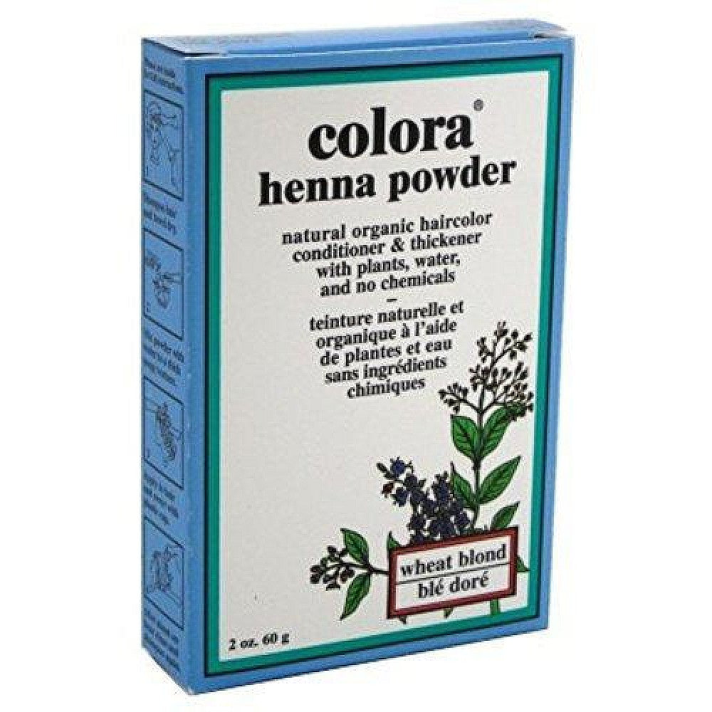 Colora Henna Powder Hair Color, Wheat Blonde, 2 Oz Hair Color Pasteur Pharmacy