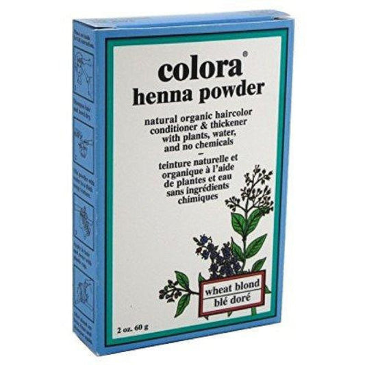 Colora Henna Powder Hair Color, Wheat Blonde, 2 Oz Hair Color Pasteur Pharmacy