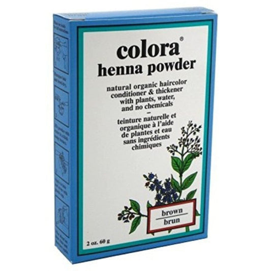 Colora Henna Powder Hair Color Brown, 2 Oz Hair Color Pasteur Pharmacy