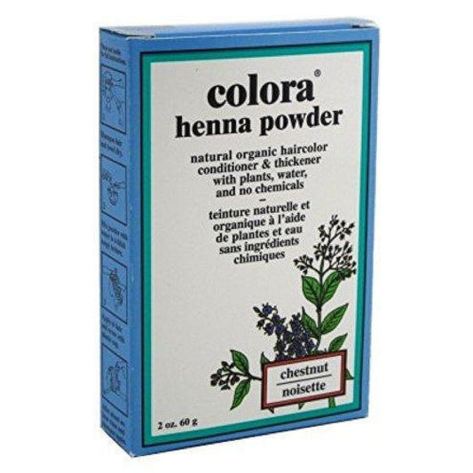 Colora Henna Powder Hair Color Chestnut, 2 Oz Hair Color Pasteur Pharmacy