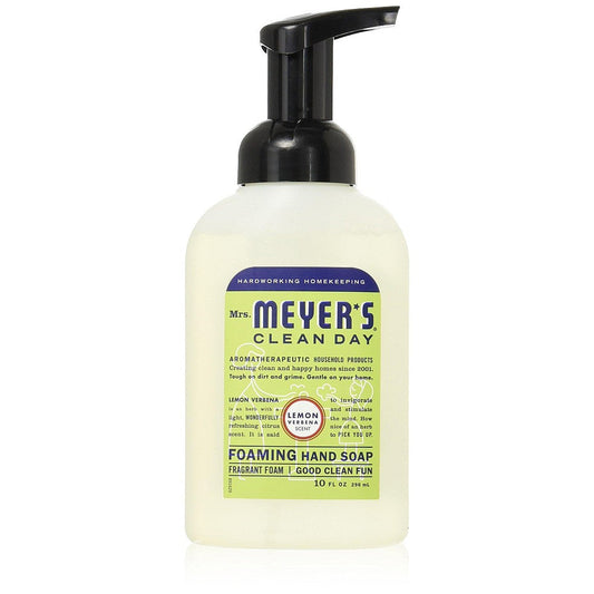Mrs. Meyer's Clean Day Foaming Hand Soap, Lemon Verbena Scent, 10 Fl Oz Dish Detergent & Soap Pasteur Pharmacy
