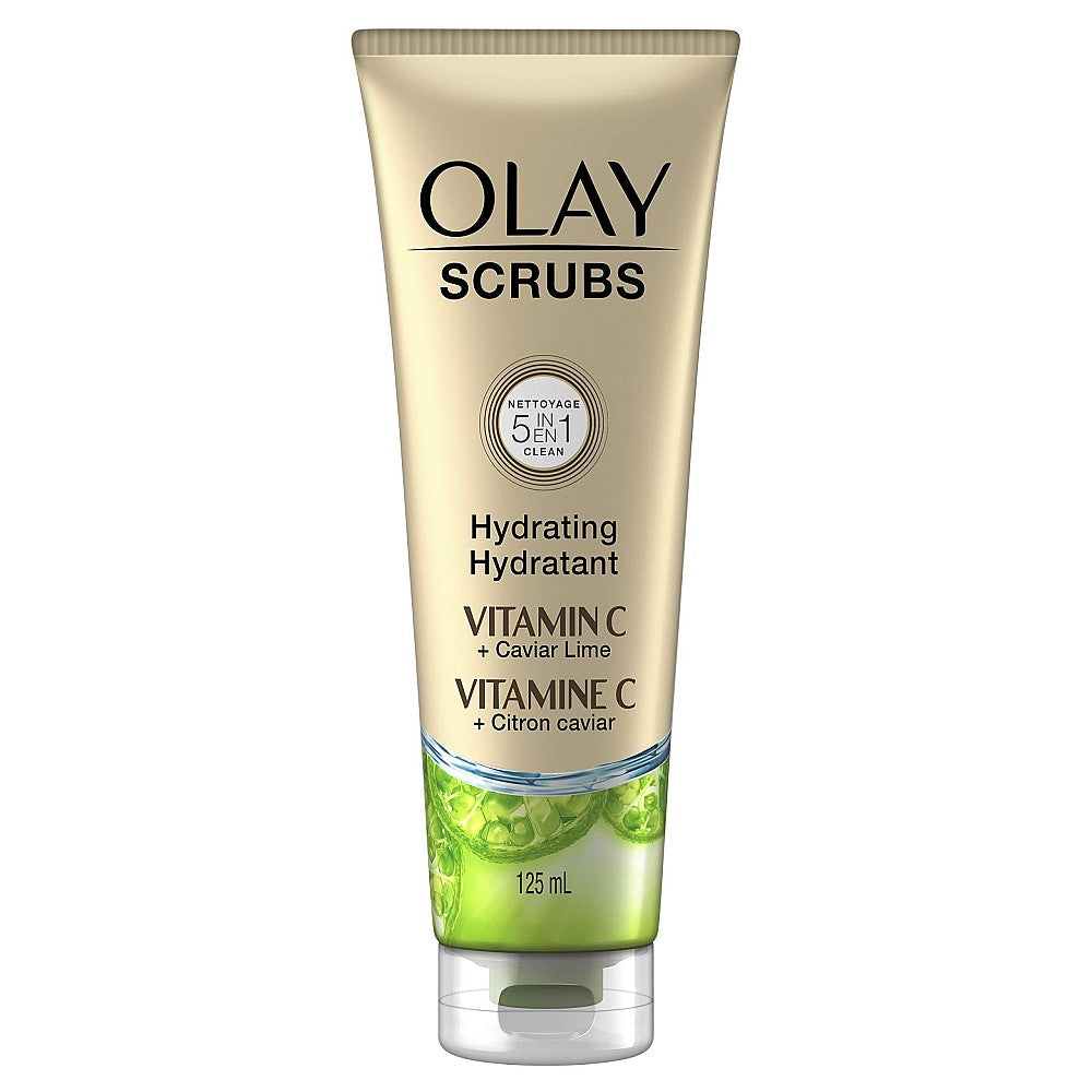 Olay Hydrating Vitamin C + Caviar Lime Scrubs 125 Ml Lotion & Moisturizer Pasteur Pharmacy