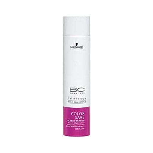 Schwarzkopf Bonacure Color Save True Silver Shampoo 8.5 oz Shampoo Pasteur Pharmacy