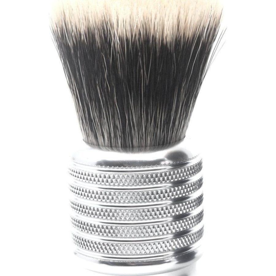 Alpha Brush & Shaving Co. El Gordo G5 Shaving Brush Shaving Brush Pasteur Pharmacy Silver