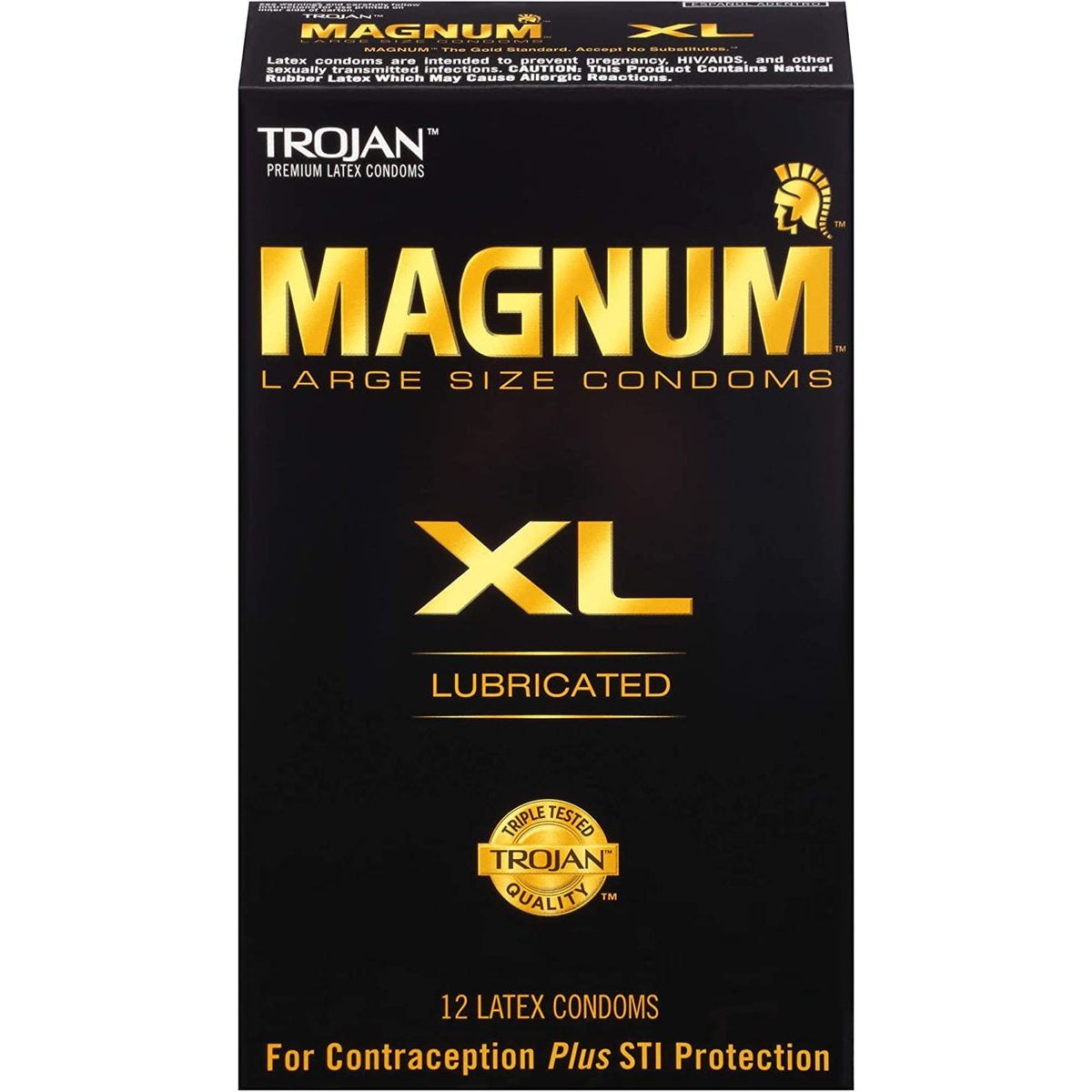 Trojan Lubricated Latex Condoms, Magnum XL, Extra Large Condoms Pasteur Pharmacy