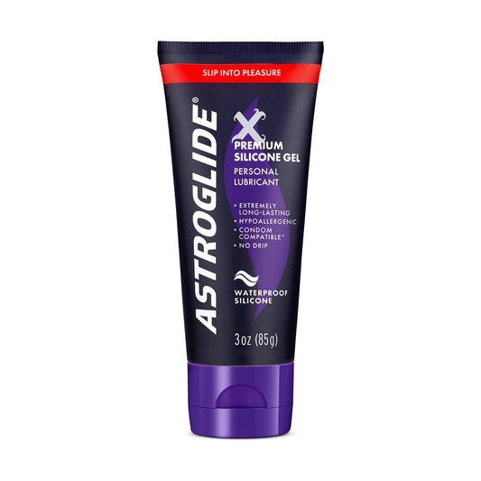 Astroglide X Gel, Premium Silicone Gel Personal Lubricant, Waterproof Lube, 3 Oz Personal Lubricants Pasteur Pharmacy