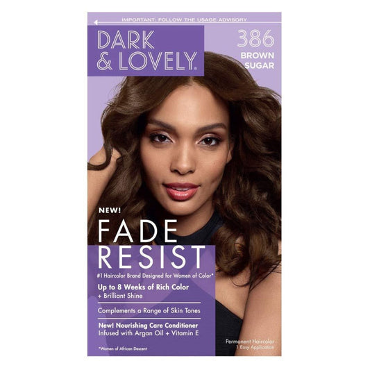 Dark and Lovely Fade Resist Hair Color Brown Sugar 386 Hair Color Pasteur Pharmacy Default Title