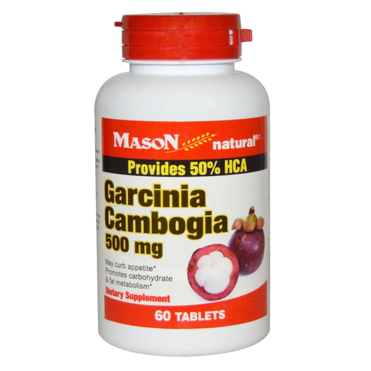 Mason Natural Garcinia Cambogia 500 Mg Tablets Vitamins & Supplements Pasteur Pharmacy