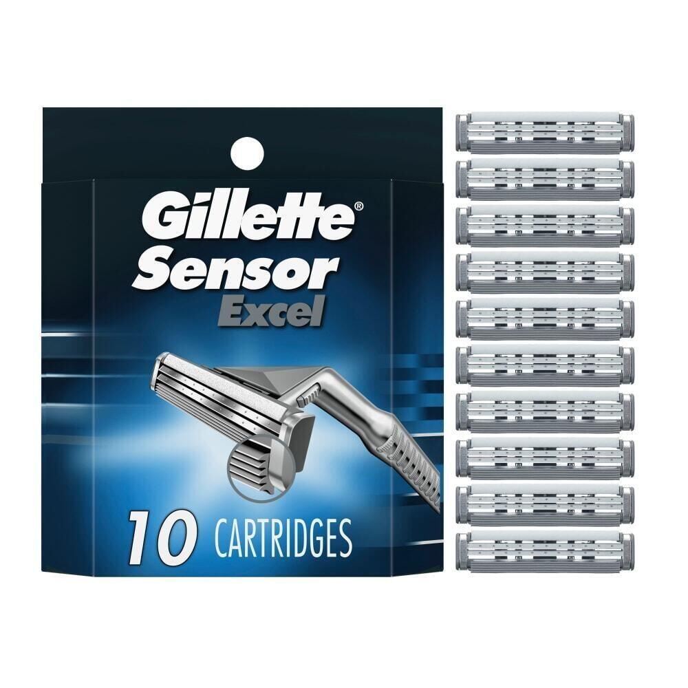 Gillette Sensor Excel Men's Razor Blade Refills - 10ct Razor Blades Pasteur Pharmacy