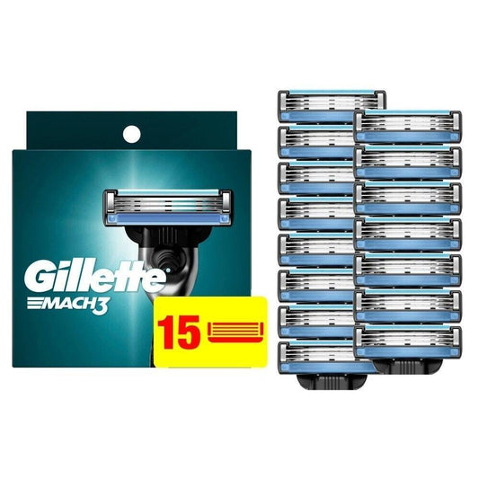Gillette Mach3 Men’s Razor Blades, 15 Blade Refills Health & Beauty Pasteur Pharmacy