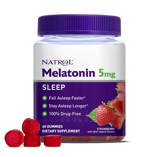 Natrol® Melatonin Gummies – 5 mg (Strawberry) Health & Beauty Pasteur Pharmacy