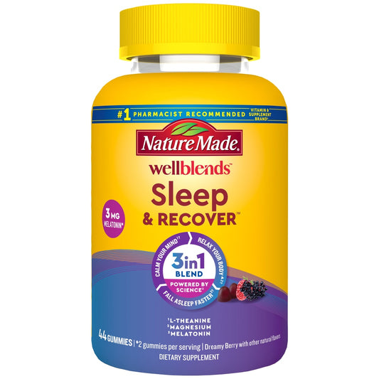 Nature Made WellBlends Sleep & Recover Gummies Dreamy Berry Vitamins & Supplements Pasteur Pharmacy