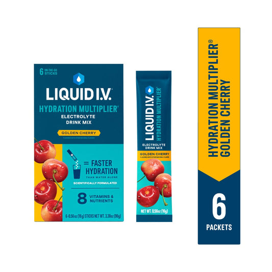 Liquid I.V.® Hydration Multiplier® – Golden Cherry Powdered Beverage Mixes Pasteur Pharmacy