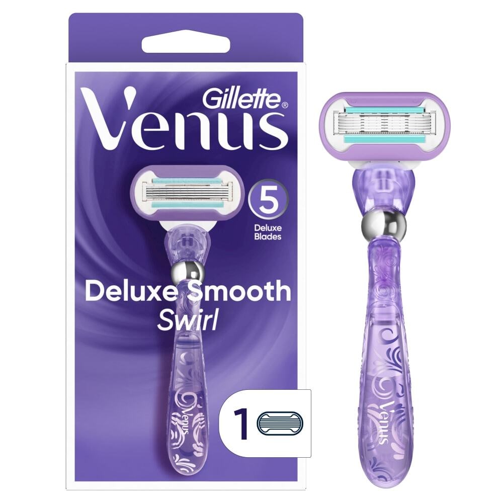 Venus Gillette Deluxe Smooth Swirl Women's Razor Handle + 1 Blade Refill Razors & Razor Blades Pasteur Pharmacy