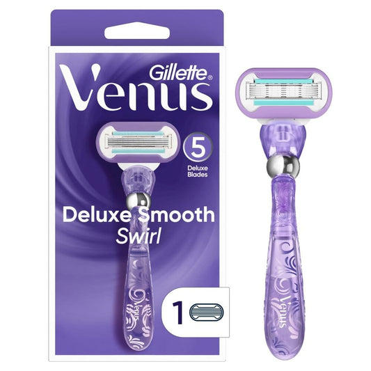 Venus Gillette Deluxe Smooth Swirl Women's Razor Handle + 1 Blade Refill Razors & Razor Blades Pasteur Pharmacy