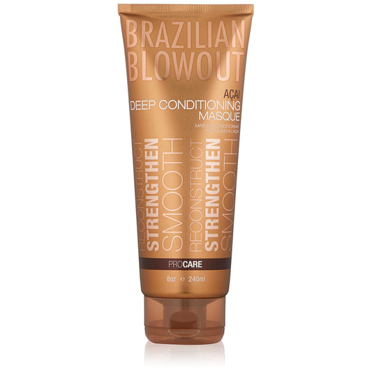 Brazilian Blowout Deep Conditioning Masque 8 Oz / 240 Ml White & Cream Sauces Pasteur Pharmacy