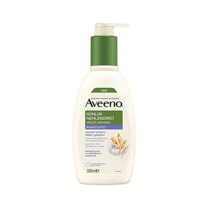 Lotion corporelle hydratante quotidienne Aveeno à la lavande - 300 ml | Formule apaisante