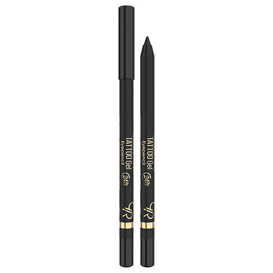 Golden Rose Tattoo Gel Eye Pencil No:101 - 24 Hour Waterproof Formula | Vegan